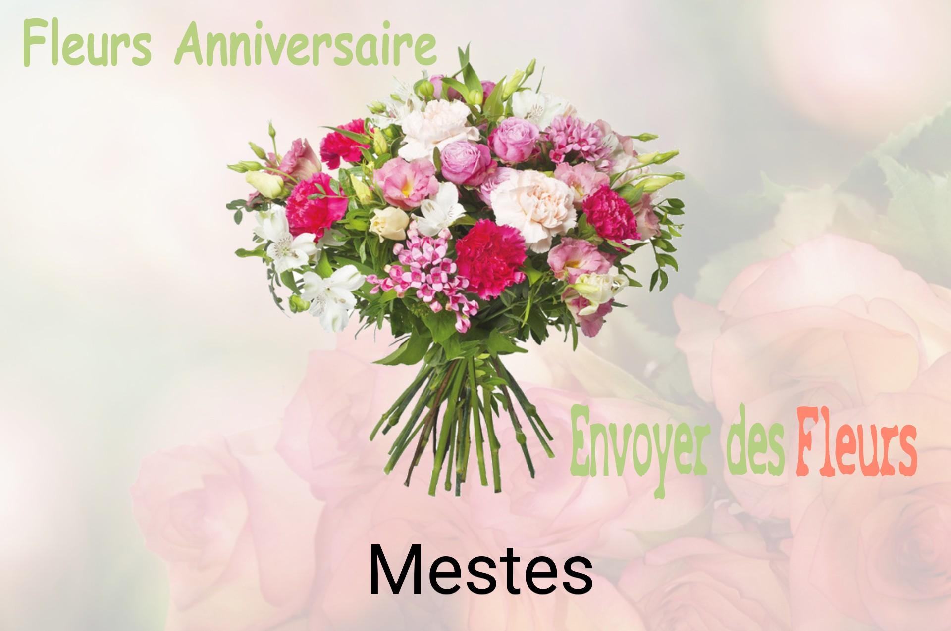 Bouquet de fleurs d’anniversaire livré à Mestes